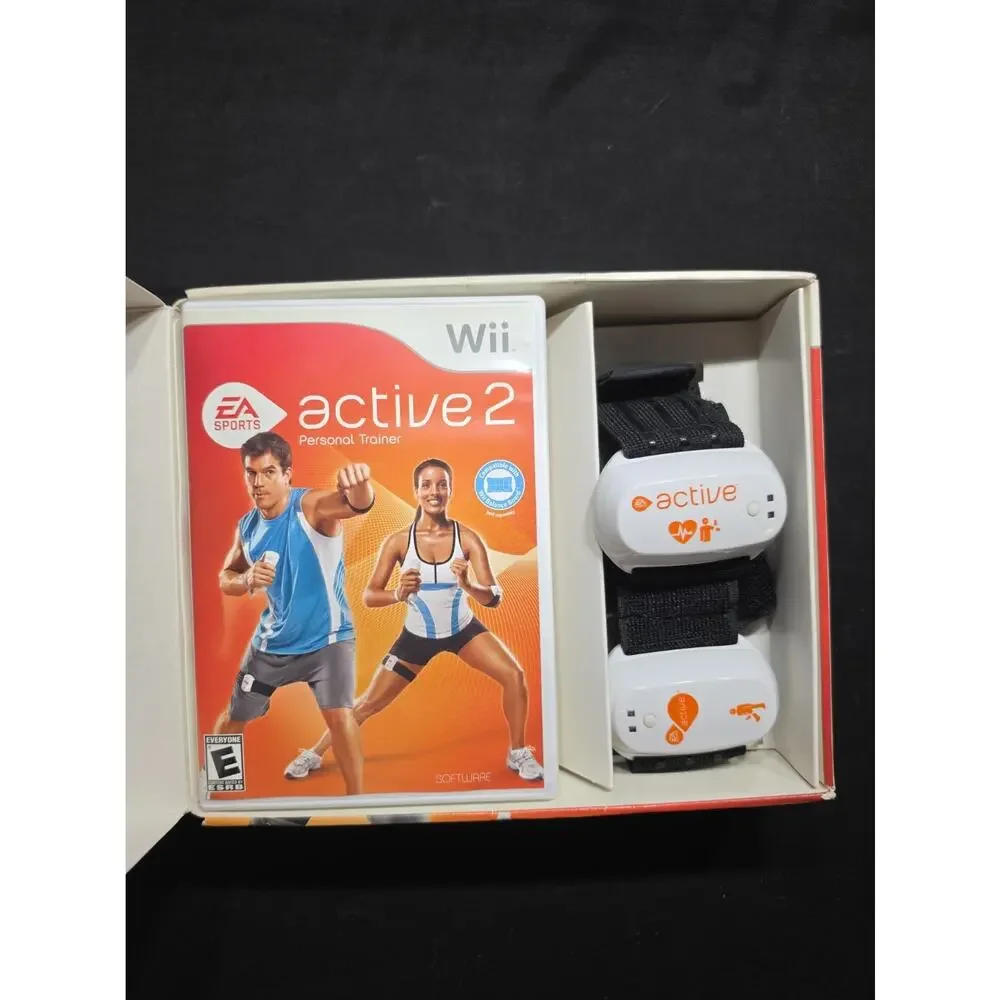 Ea Sports Active 2 Box - Nintendo Wii Cib With Heart Rate Monitor